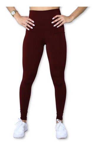 Imagem 3 de 6 de Kit 2 Calças Leggings Heide Ribeiro Basic Suplex Liquidação