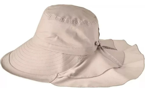 . Sombrero For El Sol De Ala Ancha Con Fps 50+ Y Agujeros