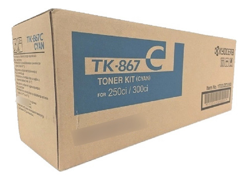 Toner Kyocera Tk-867c (tk867c) Cyan Toner Cartridge