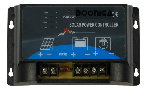  Controlador Regulador Solar 10 Amp 12/24v Led Panel Solar