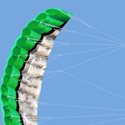 Kitesurfing Acrobacias Power Kite Parafoil Tabla De Verde