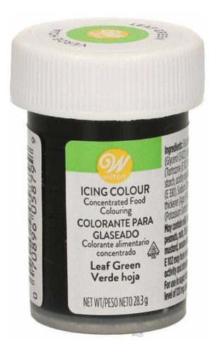Imagen 1 de 3 de Colorante Comestible Color Verde Hoja Marca Wilton