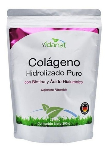 Suplemento en polvo Vidanat  Colageno Hidrolizado Puro Con Biotina Y Acido Hialurónico vitaminas