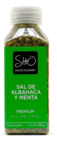 Sal De Albahaca Y Menta Shio Gourmet Premium 160g - Dw