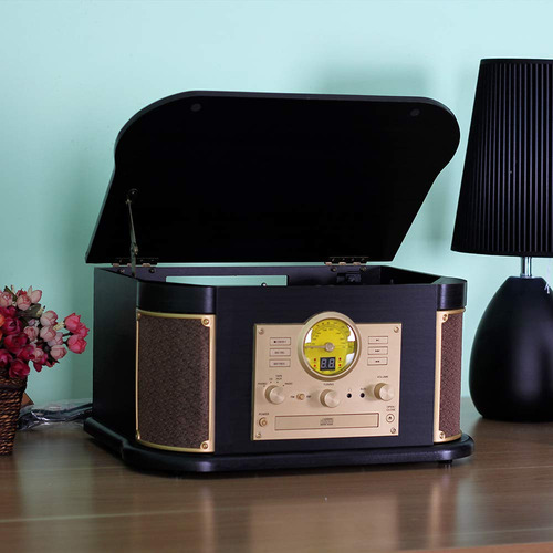 Tocadiscos Bluetooth Vintage 3 Velocidades Marca Modelo Color