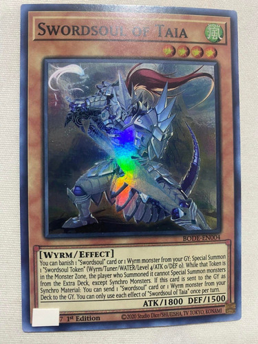 Swordsoul Of Taia Super Yugioh