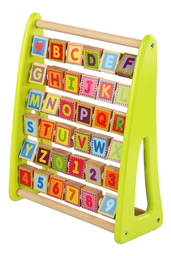 De Madera Para Niños, Juguete Educativo Con Letras , Conteo