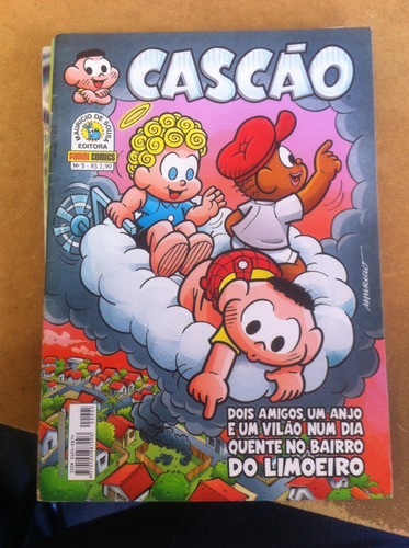 Cascão Panini Lote Com 5 Gibis - Incluindo O Número 1 (Usado)