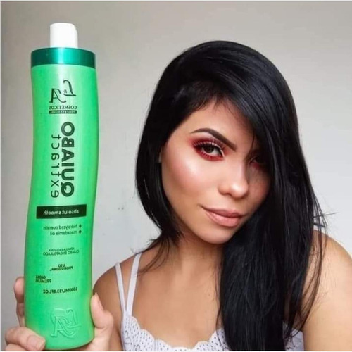 Escova Progressiva Quiabo Redução De Volume Alisamento 1l