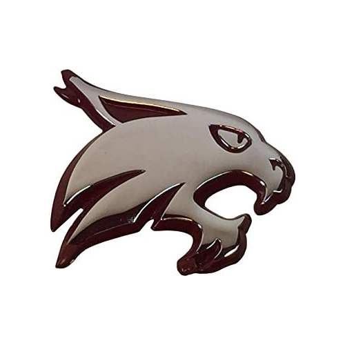 Emblema De Metal De Universidad Estatal De Texas Bobcat...