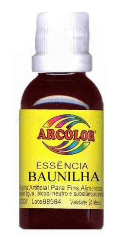 Essência Baunilha Cx C/12un 30ml Arcolor