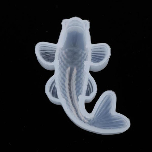 6 Molde De Silicona 3d Koi Molde De Fundición De Resina