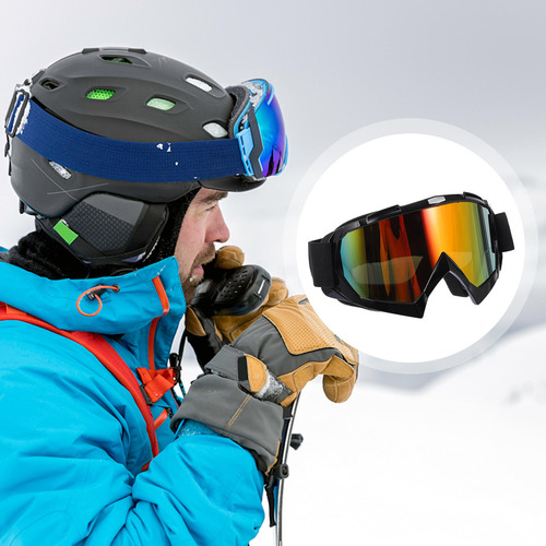 Cascos De Moto Para Ciclismo, Gafas A Prueba De Viento, Vint