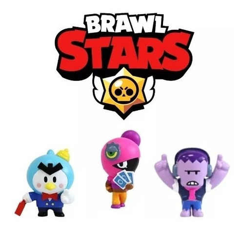 Brawl Stars Mini Set X 3 Mini Figura 4,5cm Brw2020 Opcion 3