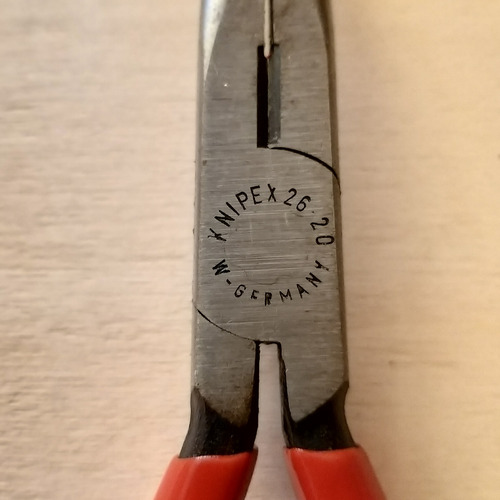 Pinza Knipex Aislada De Punta Curva 26-20 200 Mm 8 Alemania