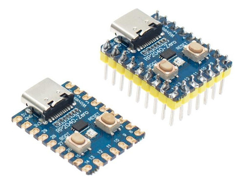 Rp2040 Zero Placa Desenvolvimento Raspberry Pi Pico
