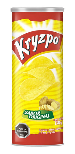 Papas Fritas Laminas Kryzpo Original 130gr(3 Unidad)-super