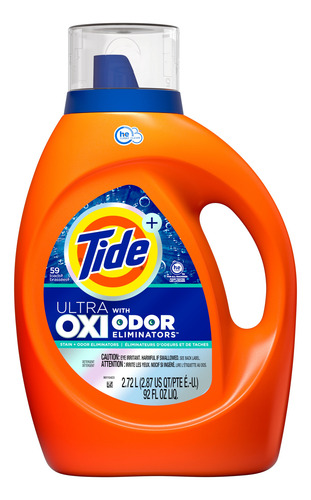 Detergente Concentrado Tide Ultra Oxi 59 Lavados 2,72 Litros