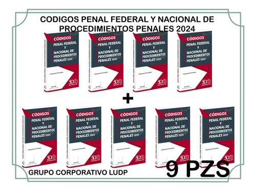 Codigo Penal Federal Y Nacional De Procedimientos 9pz