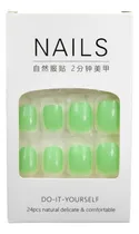 Comprar Pack 24 Unidades De Uñas Postizas + 12 Stickers Adhesivos