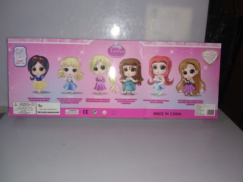 Set Princesas Disney Cenicienta Ariel Bella New 15 Cm (Usado)