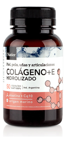 Natier - Colageno +e X50 Capsula Sin Sabor