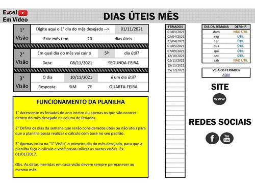 Cálculo De Datas E Dias Úteis