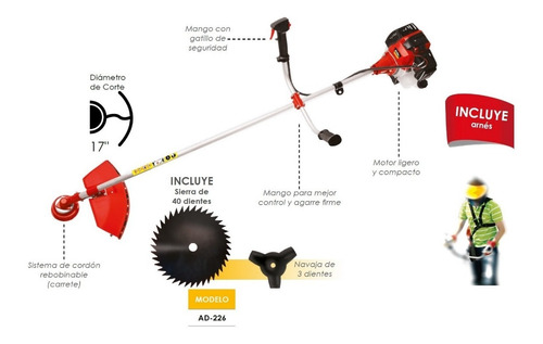 Desmalezadora Desbrozadora, Poda Industrial 52cc Promoción Y