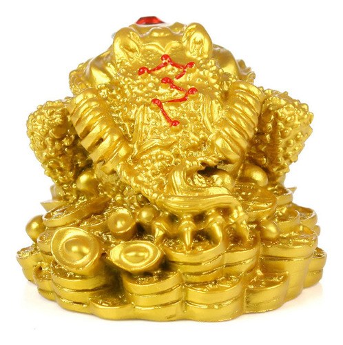 4 Feng Shui Money Frog, Estatua De Money Toad, Sapo De Patas
