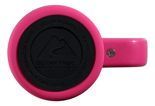 Termo Ozark Trail Tumbler 18oz Con Asa Acero Inoxidable Color Fucsia