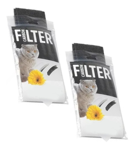 Repuesto Filtro Litera Bandeja Sanitaria Baño Gatos Moderna