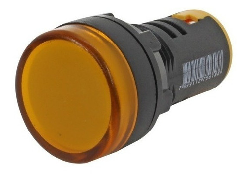 Sinaleiro Led Iluminado 22mm 12v Amarelo L20 Metaltex (i)