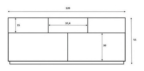 Imagen 7 de 10 de Rack Mesa De Led Tv Moderna Melamina Minimalista Blanco