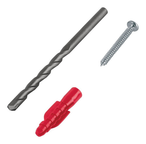 Imagen 2 de 2 de Kit De 100 Taquetes Y Pijas Incluye Broca Para Concreto 3/16
