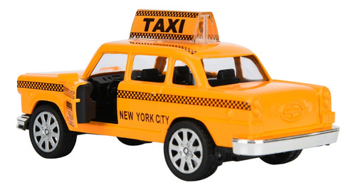 Juguete De Vehículo De Simulación De Taxi De Aleación 1:32 M