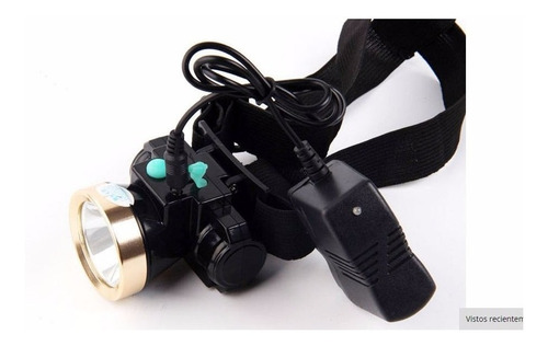 Linterna Minera Recargable Bateria Interna 2000 Ma