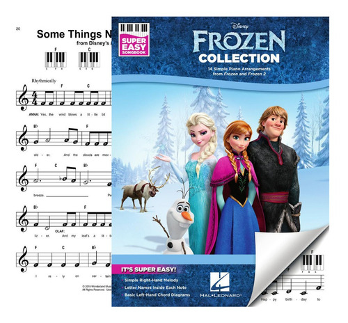 Partitura Piano Frozen Collection Super Easy 2020 Digital