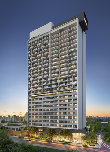 Studio 27m2 Úteis, 21º Andar Alto, Frente, R$ 414.000,00/ Entrega Set/25