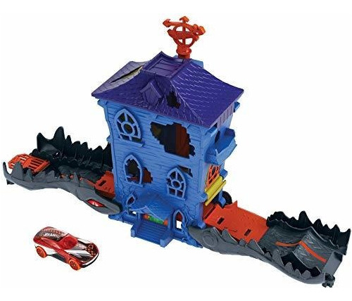 Vehiculo Niños Hot Wheels Croc Mansion Attack, Juego, Multi