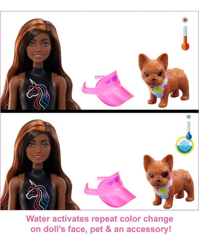 Muñeca Barbie Color Reveal Tie Dye 25 Sorpresas Capa Despegable