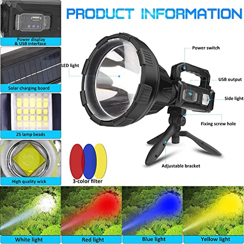 Linterna De Foco Led Recargable 120000 Lumenes Ipx5 4 Modos.