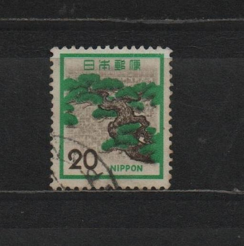 Selo Japao,selo Flora/ Bonsai,1972 Yvert 1034,usado.