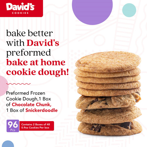 Masa De Galletas Congeladas Trozos De Chocolate Y Snickerdoo