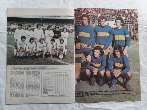Lamina Boca Juniors Sub Campeón 1973 Historia Del Futbol (Usado)