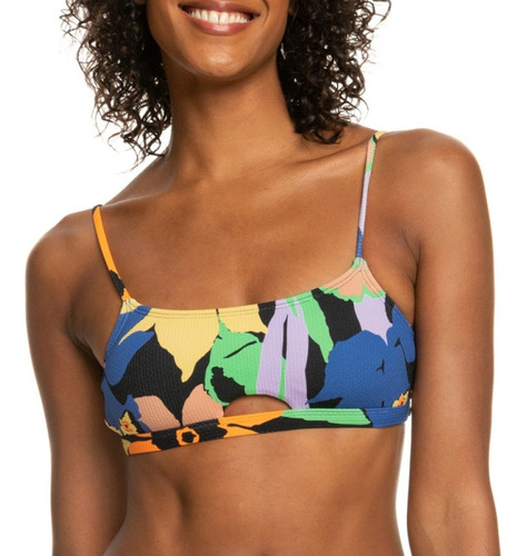 Traje De Baño Playa Roxy Color Jam Negro Mujer Erjx304938-kv