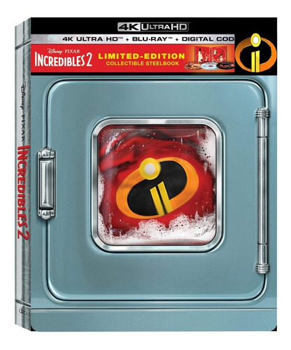 Los Increibles  Incredibles 2 Steelbook 4k Pelicula Bluray