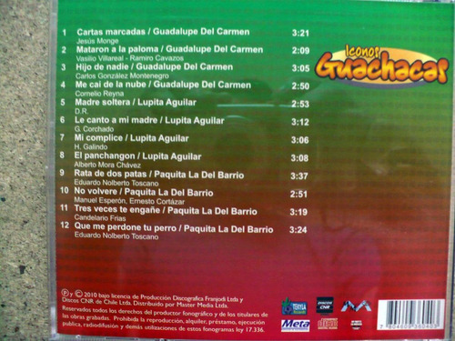 Colecciòn Cd:: Iconos Guachacas