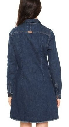 Vestido Cantão Blue Jeans Carolita Tam Gg Com Tag