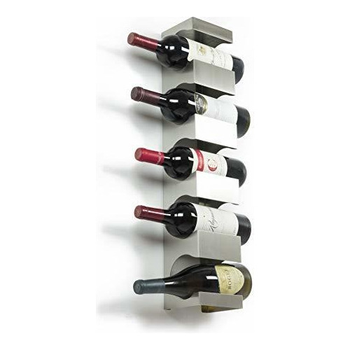   Wine Rack Montado Pared  Soporte Botellas De Vino 5 B...