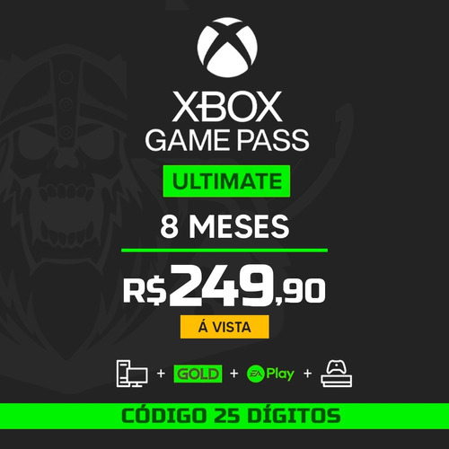  Xbox Game Pass Ultimate 8 Meses
